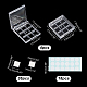 4Pcs DIY Refillable Plastic 9 Compartments Eyeshadow Palettes Sub Boxes(DIY-OC0011-32)-2
