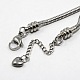 304 Stainless Steel European Round Snake Chains Bracelets(STAS-J015-06)-3