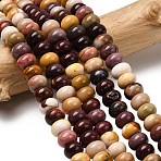 Natural Mookaite Beads Strands, Rondelle, 8.5x5.5mm, Hole: 1mm, about 73pcs/strand, 15.35''(39cm)(G-A280-A25-02)