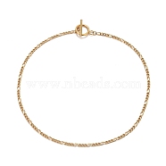 304 Stainless Steel Chain Necklaces, Golden, 15.15 inch (38.5cm)(NJEW-A002-08G)
