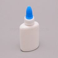 Plastic Squeeze Bottle, Liqiud Bottle, White, 4.3x2.1x10.6cm, Capacity: 40ml(1.35fl. oz)(KY-WH0043-15A)