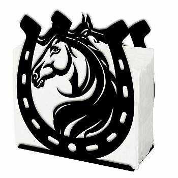 Iron Napkin Holder, Horse, 125x50x135mm