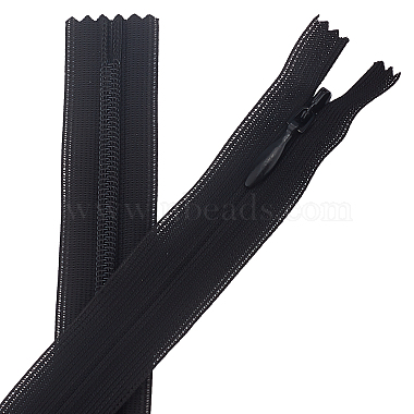 Black Polyester Zippers