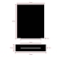 6Pcs Acrylic Blank Board Holder Stands(ODIS-WH0038-275A)-3