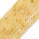 Natural Gold Rutilated Quartz Beads Strands(G-E411-17-3mm)-1