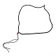 boucles de cordon pendentif en nylon(NWIR-WH0012-02B)-1