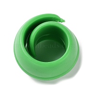 Silicone Thread Spool Huggers, Thread Spool Savers, Bobbin Clips, for Sewing Tools, Prevent Thread Tails from Unwinding, Lime Green, 27x25.5x19.5mm(TOOL-NH0001-01A)