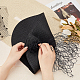 2Pcs 2 Colors Polyester Imitation Straw Oval Hat Base for Millinery(AJEW-FG0002-82)-3