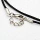 Leather Necklace Making(MAK-N021-01B)-3