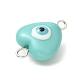 Evil Eye Resin Connector Charms(PALLOY-JF02126-02)-3