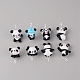 jolis ensembles de décorations d'affichage de panda en plastique(DJEW-WH0033-47)-1