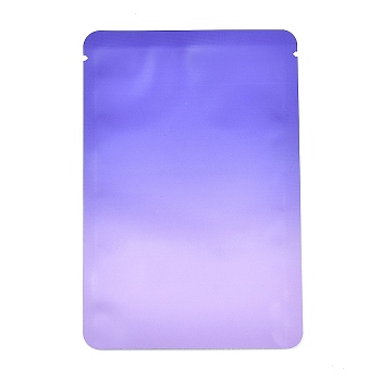 Two Tone Rectangle Plastic Zip Lock Gift Bags, Resealable Bags, Mauve, 12x8x0.014cm, Unilateral Thickness: 2.5 Mil(0.065mm)
