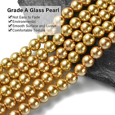 brins de perles de verre écologiques(HY-A008-8mm-RB094)-3