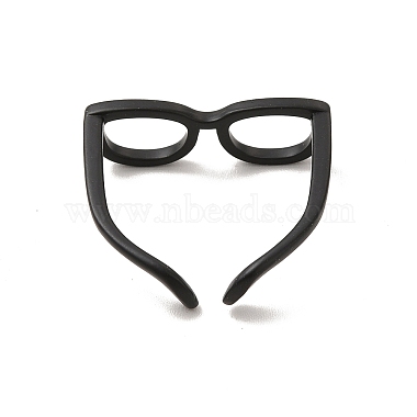 monture de lunettes en laiton anneau de manchette ouvert pour les femmes(X-RJEW-F140-140EB)-2