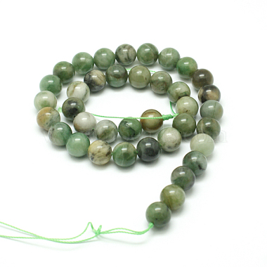 Natural African Jade Beads Strands(G-D840-53-6mm-AB)-2