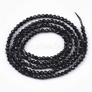 Electroplate  Opaque Solid Color Glass Beads Strands(EGLA-N002-03A)-2
