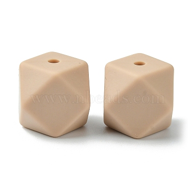 Round/Polygon Food Grade Silicone Focal Beads(SIL-F003-06A)-3