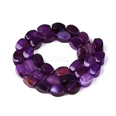 agate perles brins(G-Q604-02A-08)-2
