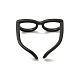 monture de lunettes en laiton anneau de manchette ouvert pour les femmes(X-RJEW-F140-140EB)-2
