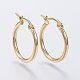 304 Stainless Steel Hoop Earrings(EJEW-F105-12G)-1