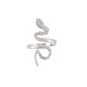 304 anneau de manchette grand ouvert serpent en acier inoxydable pour femme(RJEW-S405-160P)-1