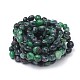 Natural Ruby in Zoisite Stretch Beaded Bracelets(X-BJEW-K213-C07)-2