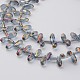 Electroplate Glass Beads Strands(EGLA-G002-FR03)-1