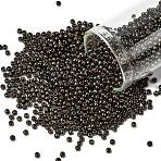 TOHO Round Seed Beads, Japanese Seed Beads, (83) Metallic Iris Brown, 11/0, 2.2mm, Hole: 0.8mm, about 5555pcs/50g(SEED-XTR11-0083)
