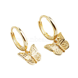 S925 Sterling Silver Butterfly Hoop Earrings, Sweet and Lovely Ear Accessories, 19x10x11mm(OD5505)