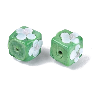 Handmade Bumpy Lampwork Beads(LAMP-Q039-14C)-3