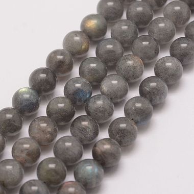 Chapelets de perles en labradorite naturelle(G-P259-03-6mm)-3