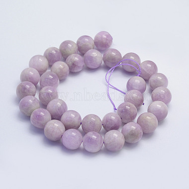 Chapelets de perles en kunzite naturelle(G-L478-13-12mm)-3