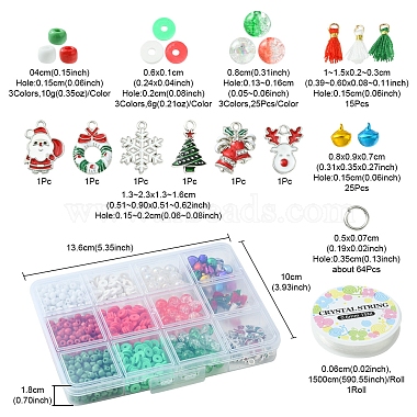 набор для изготовления рождественских браслетов своими руками(DIY-YW0006-86)-4
