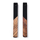 Opaque Resin & Walnut Wood Pendants(RESI-TAC0021-43C)-2