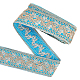 Bohemian Embroidery Floral Polyester Ribbon(OCOR-FG0001-56B)-1