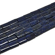 Natural Lapis Lazuli Beads Strands, Rectangle, 20~21x15x5~6mm, Hole: 0.8mm, about 19pcs/strand, 15.35''(39cm)(G-K311-07A)