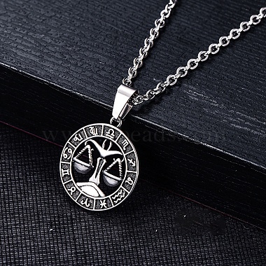 Stainless Steel Color Libra Stainless Steel Pendants