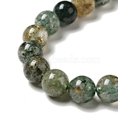 Chapelets de perles en quartz lodolite naturel(G-K285-40B)-4