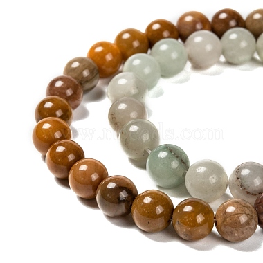 Natural Gemstone Beads Strands(G-F591-03M-8mm)-4