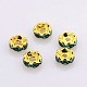 Brass Rhinestone Spacer Beads(RB-A014-L8mm-06G)-1