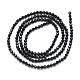 Brins de perles de spinelle noir naturel(G-S152-01-3mm)-2