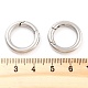 Non-Tarnish 316 Stainless Steel Spring Gate Rings(STAS-M296-01P-A-01)-3