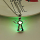 Alloy Angel Cage Pendant Necklace with Luminous Plastic Beads(LUMI-PW0001-075P-03)-1
