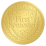 Self Adhesive Gold Foil Embossed Stickers, Medal Decoration Sticker, Word, 5x5cm, 4pcs/sheet(DIY-WH0211-218)