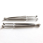 304 Stainless Steel Bead Tweezers, Piercing Ball Grabber Tool, Stainless Steel Color, 12x0.9cm, Inner Diameter: 3~5mm(PT-H002-03A-P)
