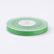 Double Face Matte Satin Ribbon, Polyester Satin Ribbon, Medium Sea Green, (3/8 inch)9mm, 100yards/roll(91.44m/roll)(SRIB-A013-9mm-580)