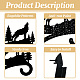 Iron Hanging Plant Hanger Bracket(HJEW-WH0095-020)-8