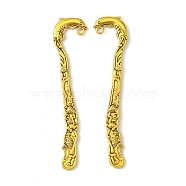 Zinc Alloy Bookmarks, Lead Free and Cadmium Free, Dolphin, Antique Golden, 83x20x4mm, Hole: 2.5mm(X-PALLOY-16-AG-LF)
