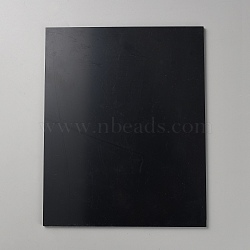 ABS Plastic Mould Plates, Rectangle, Sand Table Building Model Material Supplies, Black, 250x200x5mm(AJEW-WH0314-399L-01)