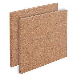 Square Cork Insulation, for Coaster, Wall Decoration, Party and DIY Crafts Supplies, Peru, 300x300x20mm(DIY-WH0504-749B)